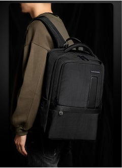 ARCTIC HUNTER B00490 9cm Expandable Fashion Men Backpacks 15.6inch USB Charging Laptop Backpack, Black  - Image 2
