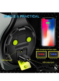 KASTWAVE Rechargeable Spotlight, LED Handheld Spotlight with 1200LM, Power Bank, IP65 Waterproof Lantern Flashlight with Straps for During Hurricane, Emergency, Storms, Outages, Hiking, Camping, 1 Pcs  - Image 5