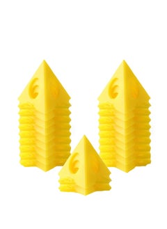 20 Pieces Yellow Triangular Paint Easel, Paint Cone, Tipping Support Stand, Awesome Paint Cone Dot Stand, Art Creation Easel