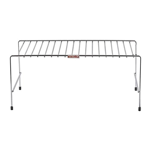 Benevole Stainless Steel Cabinet Shelf Divider for Kitchen Storage/Organizer Rack (Pack of 1, Tiered Shelf) - Image 2