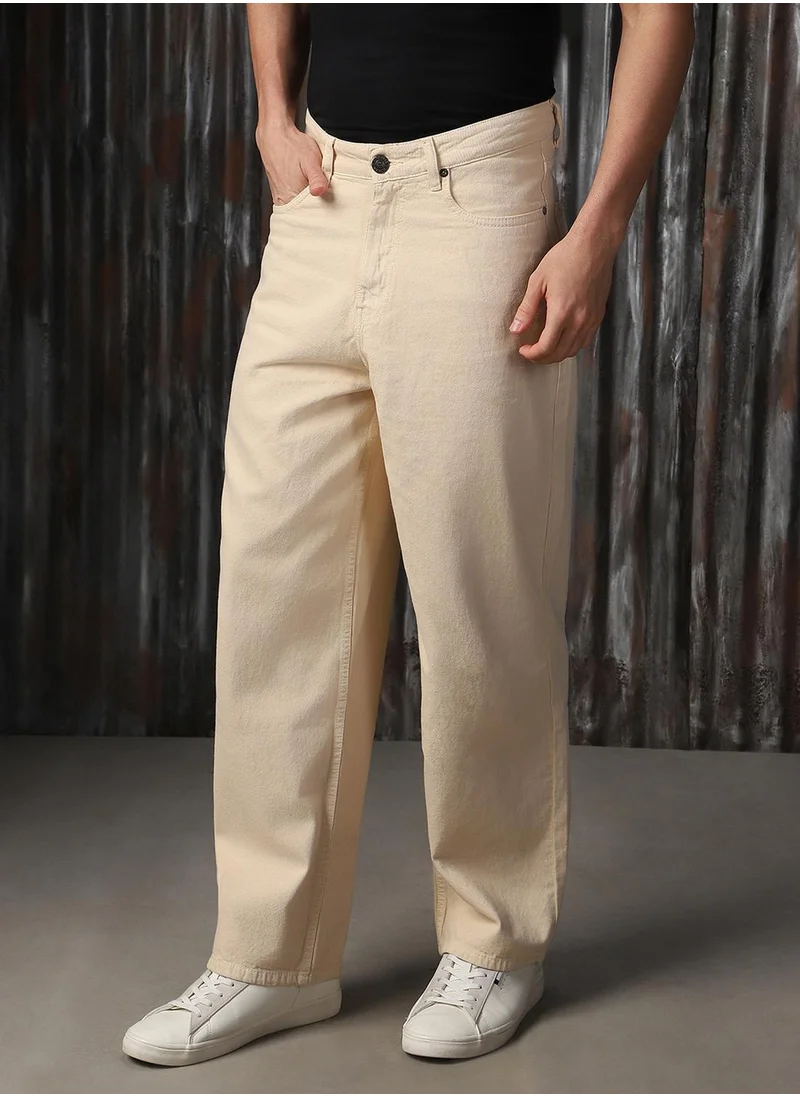 هاي ستار Men Beige Jeans