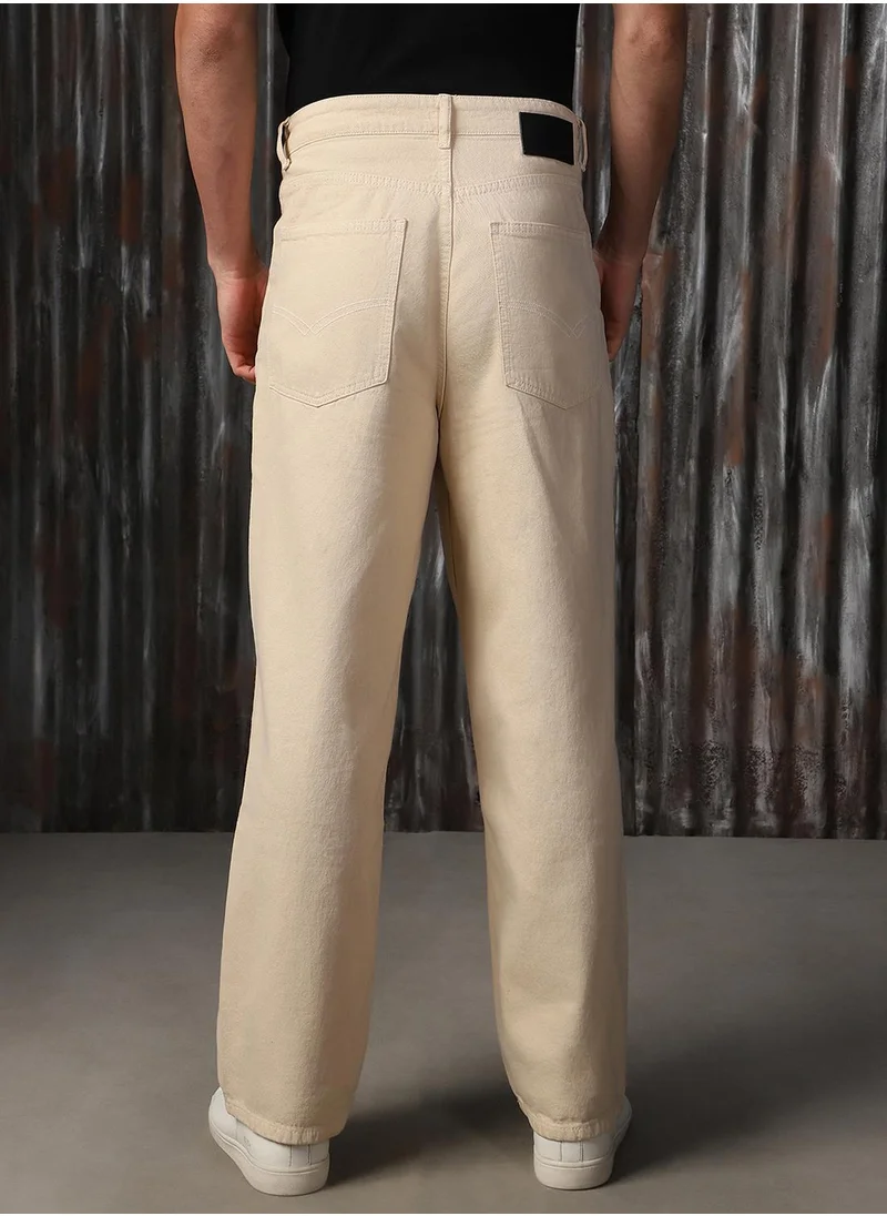 HIGH STAR Men Beige Jeans