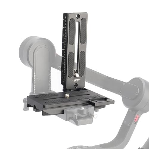FocusFoto L Bracket Vertical Horizontal Switching Camera Quick Release Plate for ZHIYUN Crane 2/3 LAB, Weebill-S/3/2 and for DJI Ronin RSC2 RS2 Gimbal Stabilizer, for Manfrotto 501PL Arca-Swiss Tripod - Image 1