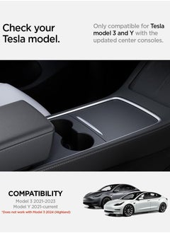 Spigen Console Organizer Tray (Carbon Edition) for Tesla Model 3 (2021 to 2023) and Tesla Model Y (2021 to Current) with Smooth Slide Technology  - Image 2
