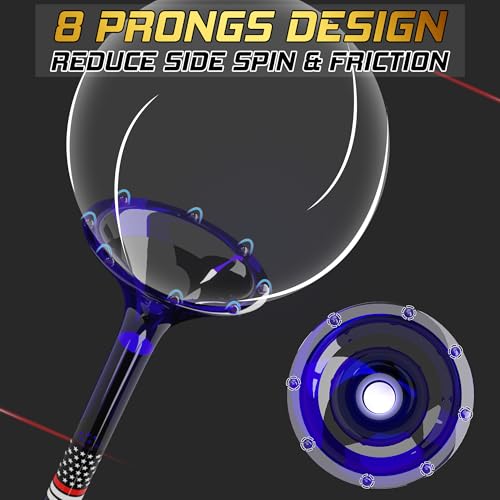 prowithlin Golf Tees 3 1/4 Unbreakable Acrylic, Plastic Long Tee with a Big Cup to Reduce Side Spin & Friction, Wonderful Gifts & Accessories for Men's Golfers, Purple, 50pcs - Image 4