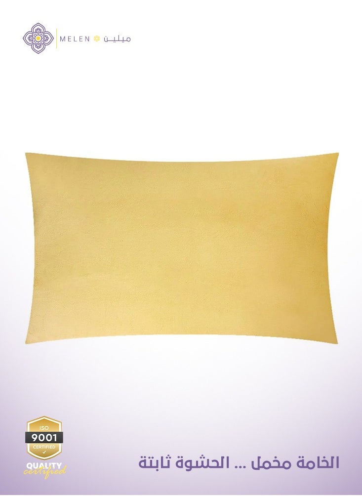 Melen Talora Velvet Winter Bedding Set – Twin XL -Cream - Yellow  - Image 4