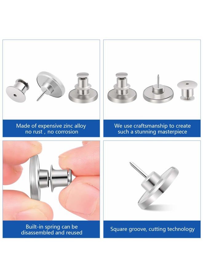 Ceryvop 12 Sets Button Pins for Jeans, Jean Buttons Pins for Loose Jeans, No Sew and No Tools Instant Replacement Snap Tack Pant Button, Reusable and Adjustable Metal Pants Button Tightener - Image 4