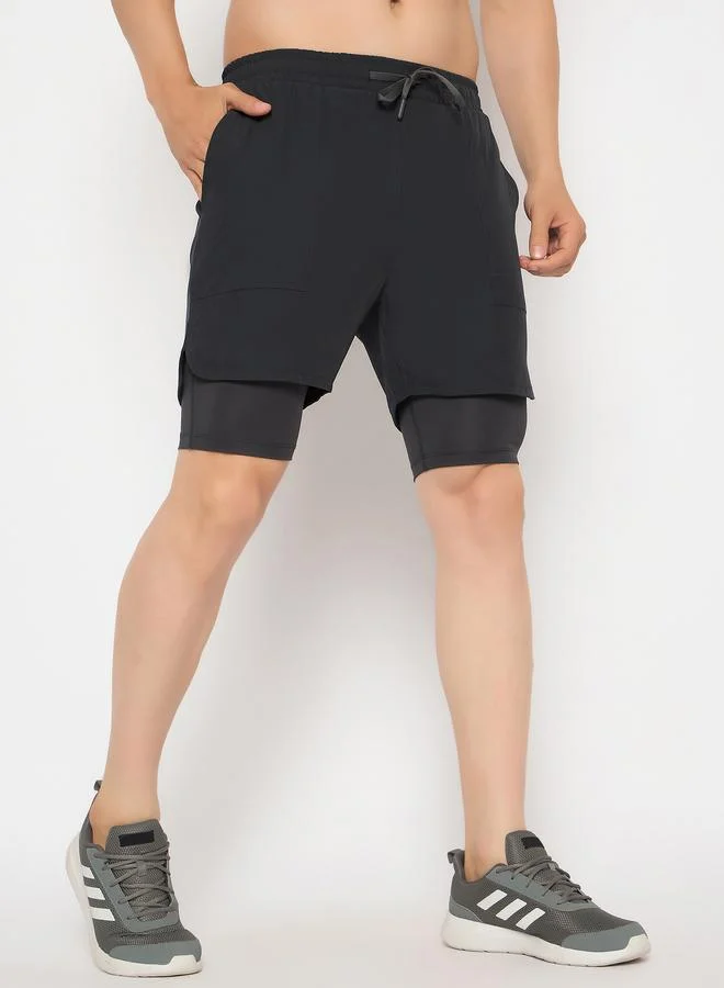 John Players John Player Plain Elasticated Waistband Shorts