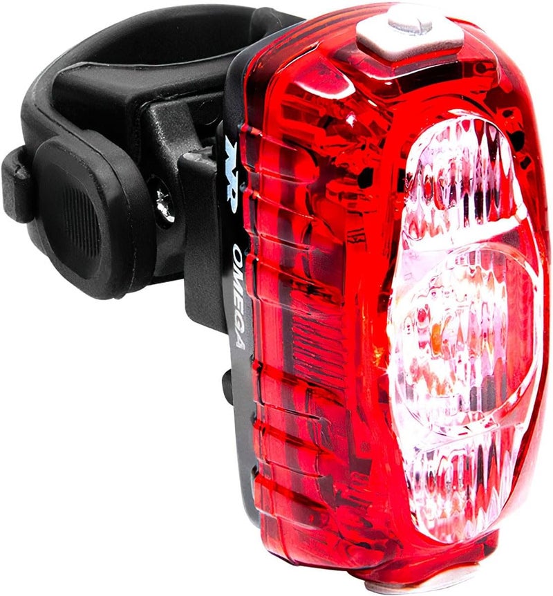 NiteRider أوميغا 330 لومن ضوء خلفي للدراجة قابل لإعادة الشحن عبر USB قوي مرئي في ضوء النهار سهل التركيب للدراجات الجبلية والمدن والتنقل والمغامرات وسلامة ركوب الدراجات - Image 1
