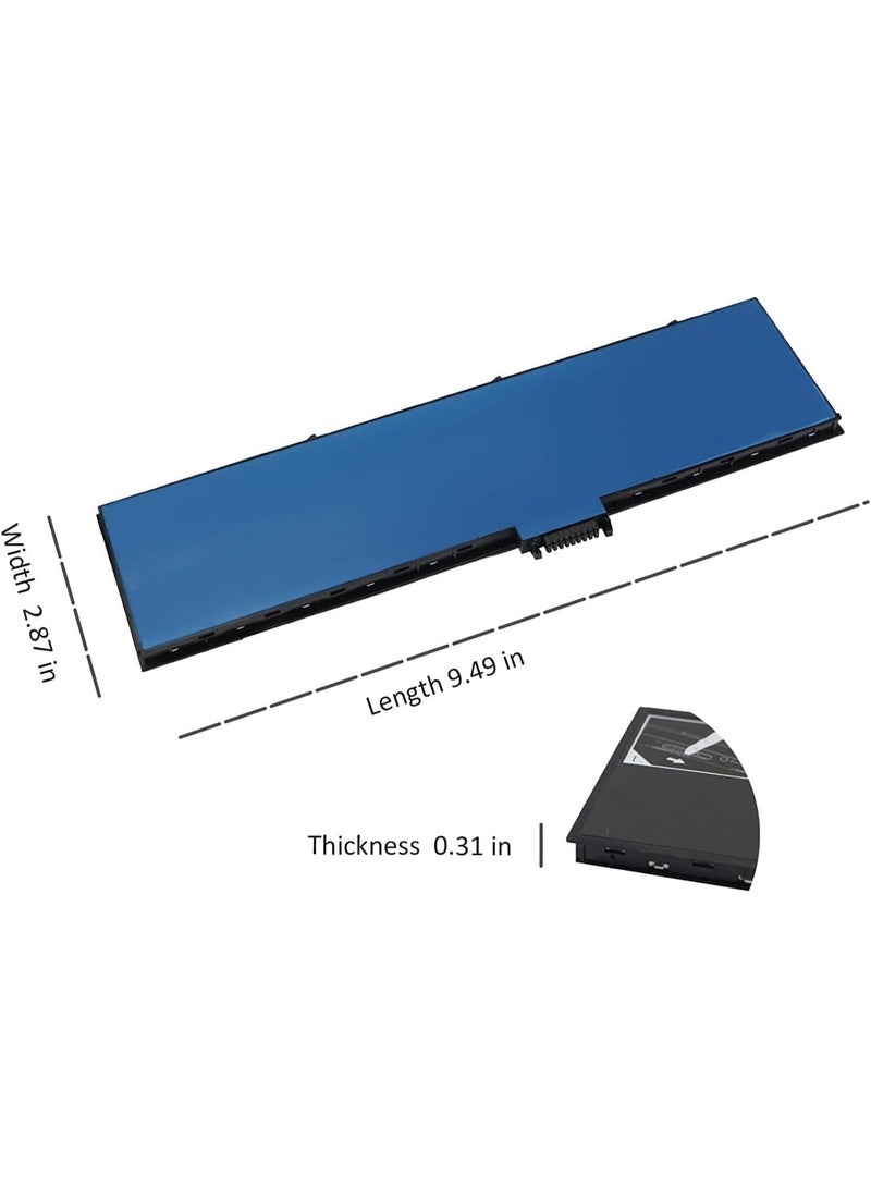 Terabyte HXFHF Laptop Battery Replacement for Dell Venue 11 Pro 7130 7139 7310 T07G T07G001 i3-4020Y i3-4030Y i5-4300Y i5-4210Y 10.8 Tablet Series VJF0X VT26R XNY66 451-BBGR 0VT26R 7.4V 36Wh - Image 4