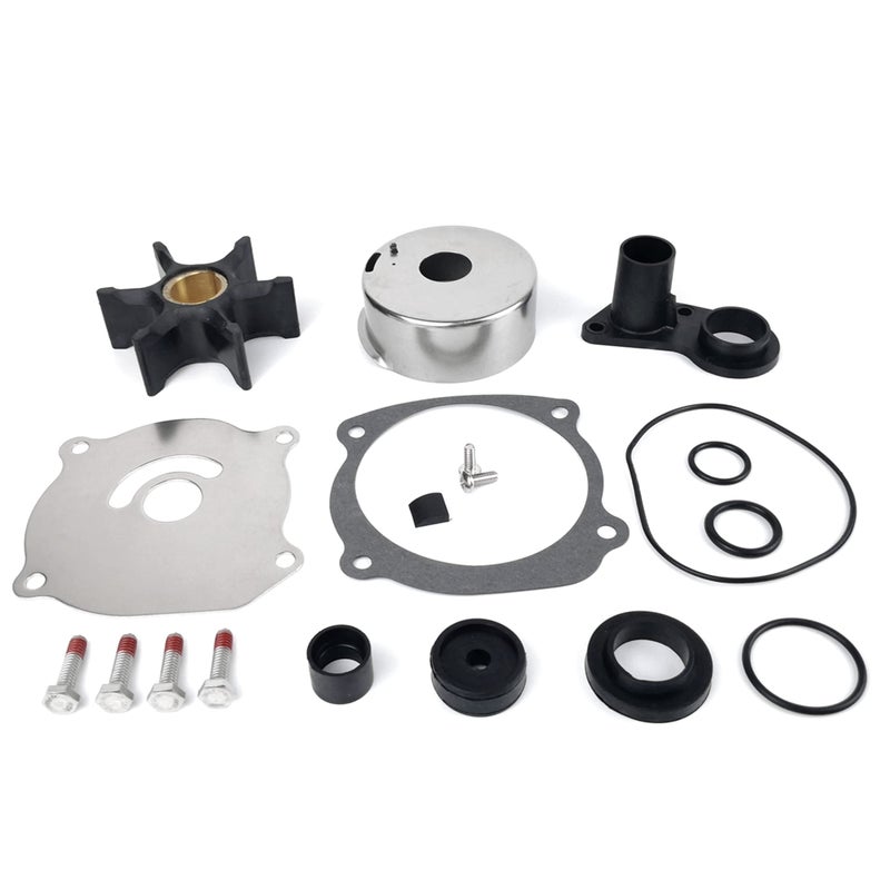 WINGOGO 5001594 Water Pump Impeller Repair Kit for OMC Johnson Evinrude V4 V6 V8 85 90 105 115 120 130 140 150 175 185 200 225 235 250 275 300 HP Boat Motor Parts Replacement Sierra 18-3392 434421 - Image 1