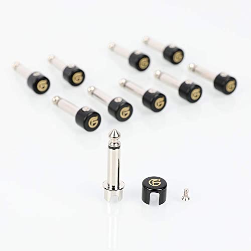 GHOSTFIRE Solderless Pedalboard Cable Kit, 6.5ft Cable & 10 Nickel Plated Copper Tip Connectors for Guitar Effects & Pedal Board, DIY Custom Patch Cables with Cutter, Bolt Driver (SP-01) - Image 5