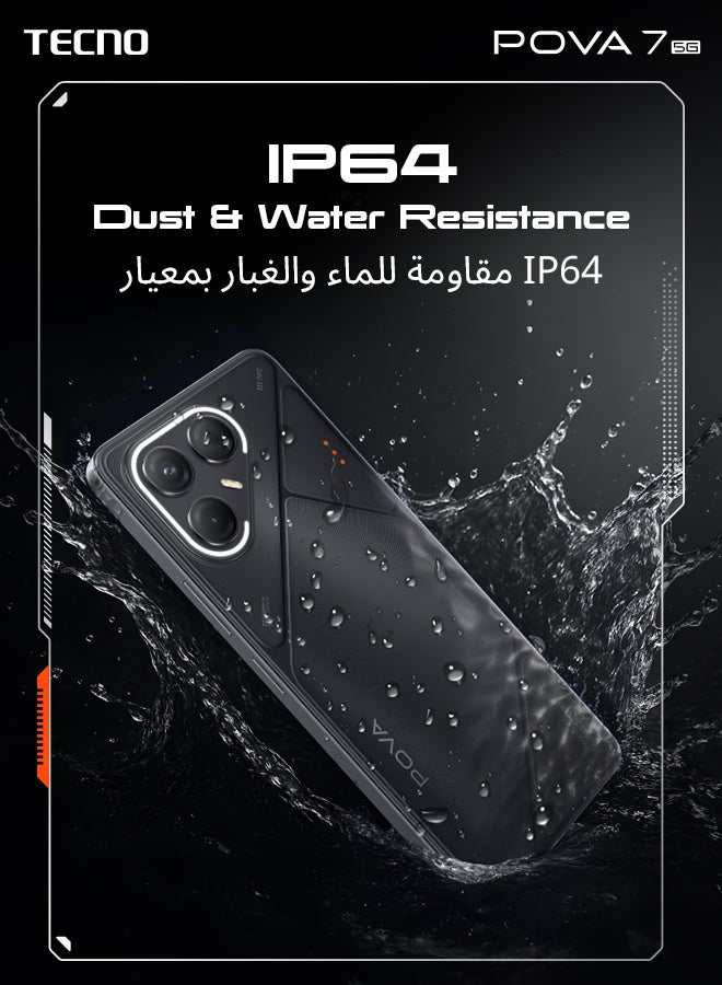 تكنو بوبا 7 5G 8GB+256GB أسود غ geek + هدايا مجانية (باور بانك لاسلكي + غلاف مغناطيسي) - نسخة الشرق الأوسط - Image 3