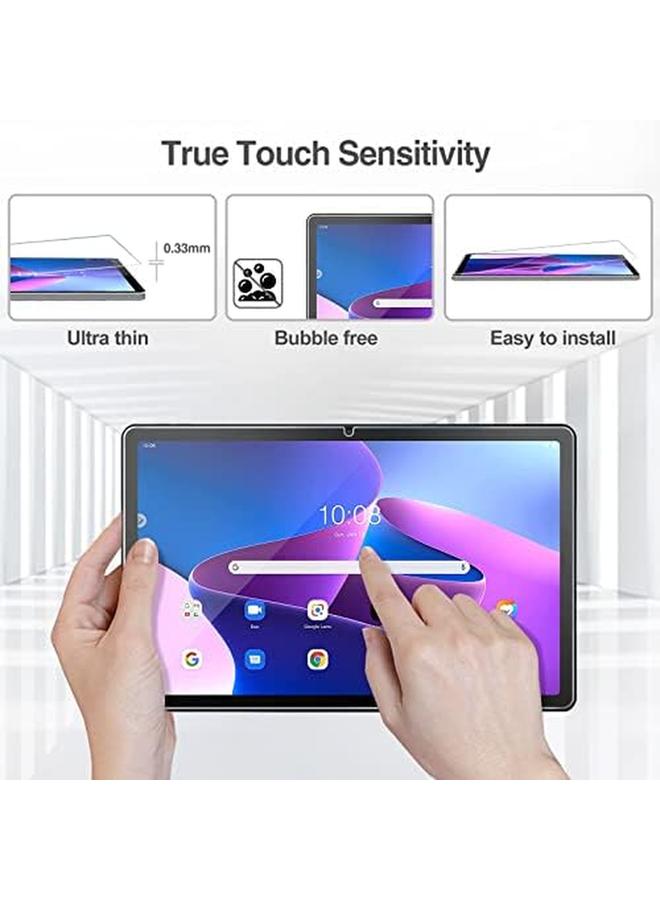 Procases 2 Pack Screen Protector For Lenovo Tab M10 Plus 3Rd Gen 10.6 Inch 2022 Tempered Glass Screen Film Guard For 10.6” Lenovo Tab M10 Plus Gen 3 Tb125Fu Tb128Fu Tb128Xu 2022 Release Clear - Image 4