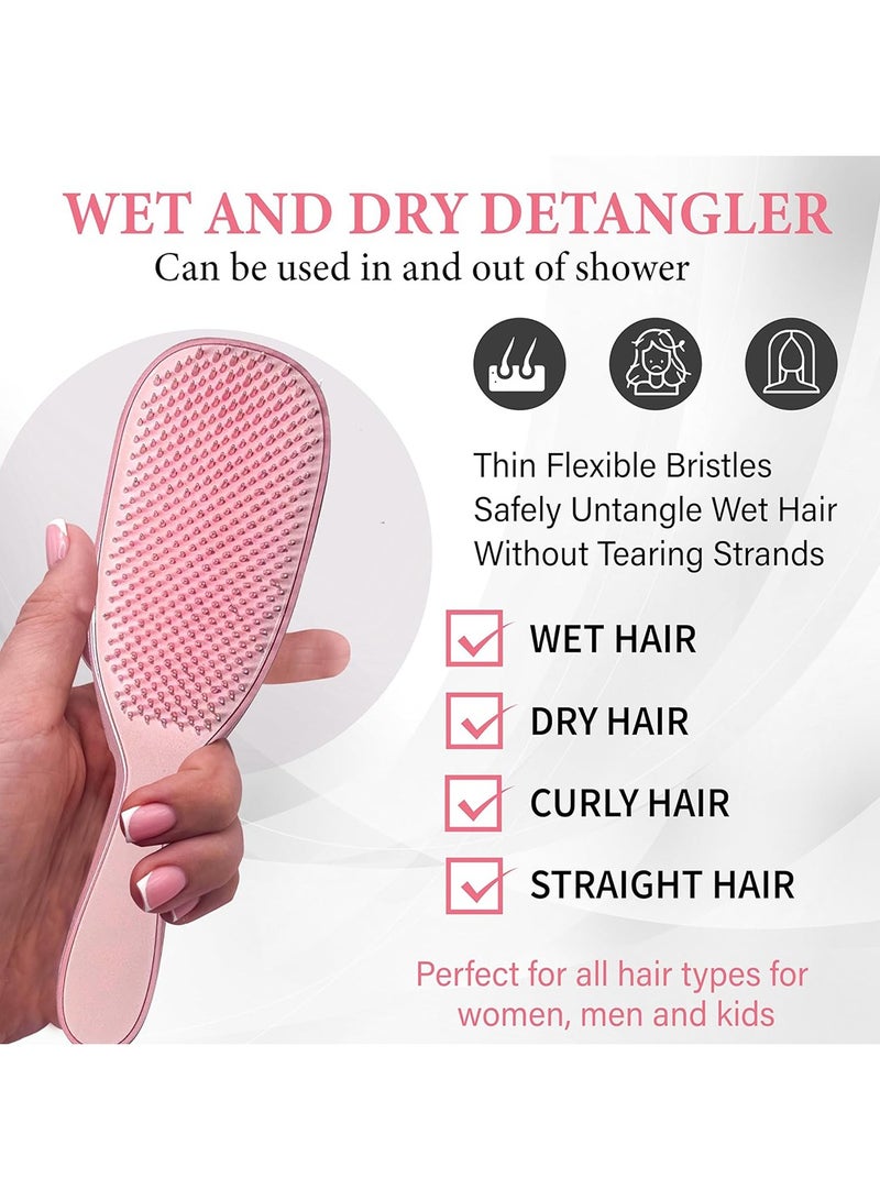 فرشاة الشعر, مشط تصفيف الشعر الرطب والجاف, فرشاة فرد الشعر متعددة الأغراض لتصفيف الشعر للرجال والنساء - Image 5