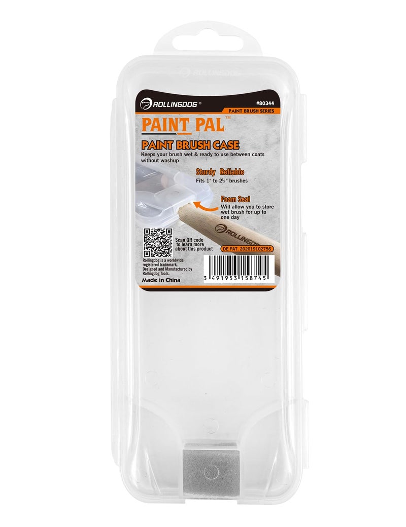 ROLLINGDOG Super Sealed Paint Brush Cover-Keeps Brushes Wet Fits 1" to 2 1/2" Brushes - Image 1