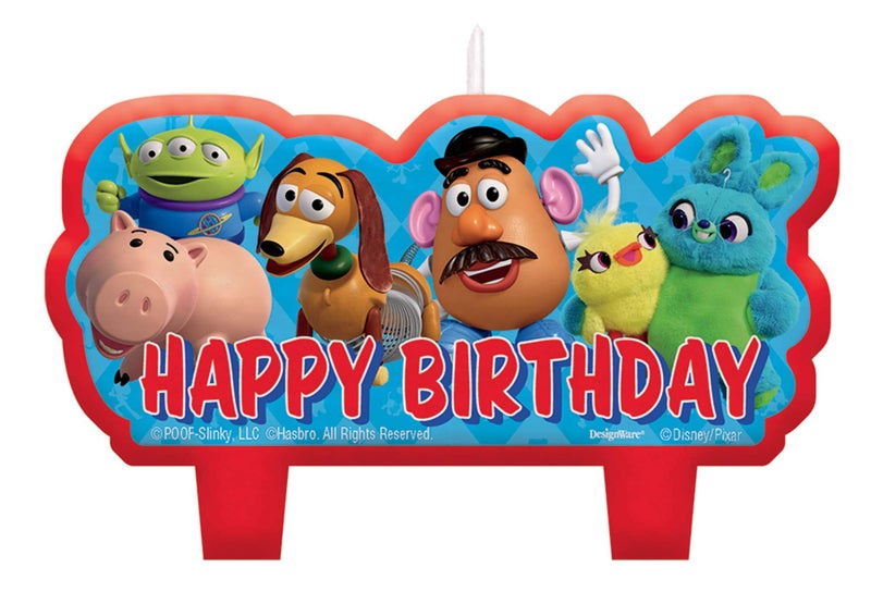Amscan DisneyPixar Toy Story 4 Multicolor Birthday Candle Set  Exciting Festive Design for Kids Birthday Parties