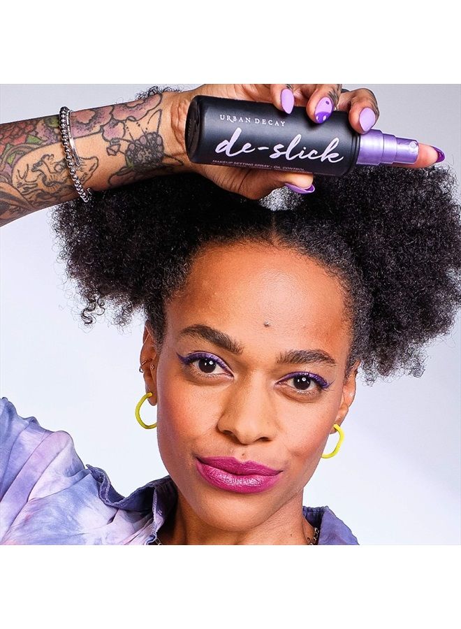 Urban Decay رذاذ تثبيت المكياج غير اللامع من أوربان ديكاي - حجم السفر - يتحكم في الزيت، يمنع اللمعان ويثبت المكياج في مكانه - خالي من الزيت، رذاذ وجه دقيق - 1.0 أونصة سائلة - Image 4