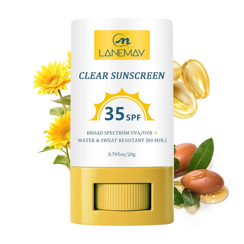 LANEMAY Clear Sunscreen SPF 35 - Gentle, Non-Greasy, Waterproof, Portable Skincare - Image 2
