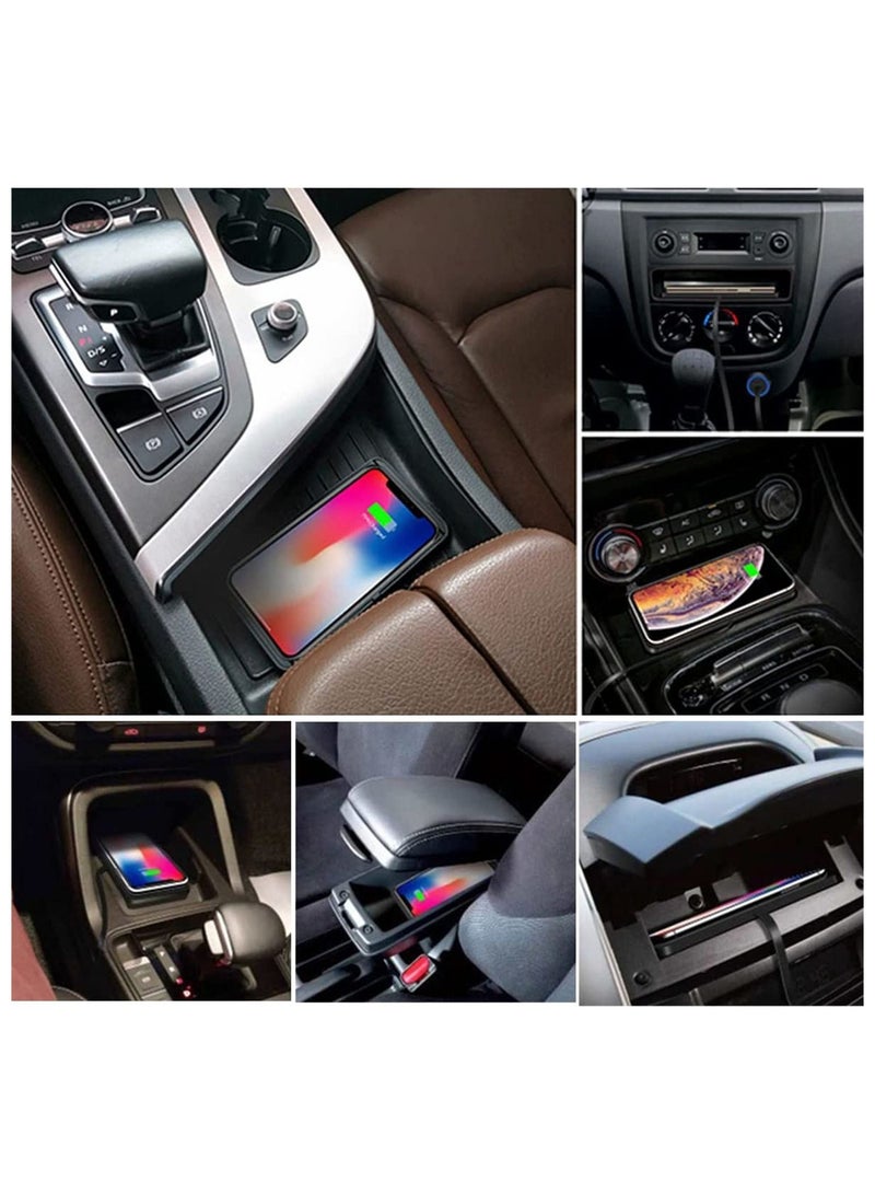 Captaintech Wireless Charger, Wireless car Charger Charging pad 15w Non-Slip QI Fast Charger for car Wireless Phone Charger for Android for iPhone 11/12/13 Pro Max Xs, Samsung Galaxy S20, S10+ Note 9 - Image 4