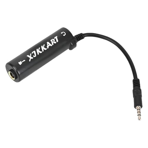 XIKKART Guitar Audio Interface Adapter | Portable Guitar to Phone Converter | Guitar Interface for iPhone, iPad, Android Smartphones & Tablets | Lightweight Audio Adapter for Recording (Audio Adapter) - Image 1