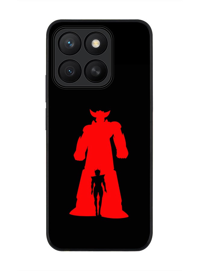 Stylizedd For Honor X8c Case,Slim fit Camera Protection, Shockproof Thin Phone cover  - Grendizer (Black)