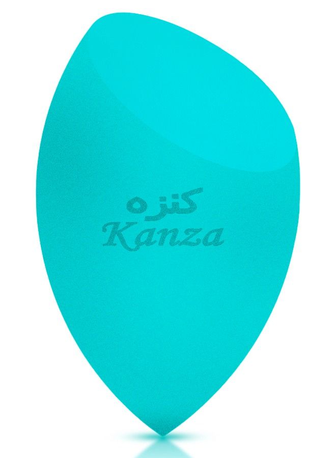 Kanza اسفنجة مكياج على شكل قطرة ماء ناعمة لخلط الأساس، أداة تجميل ناعمة