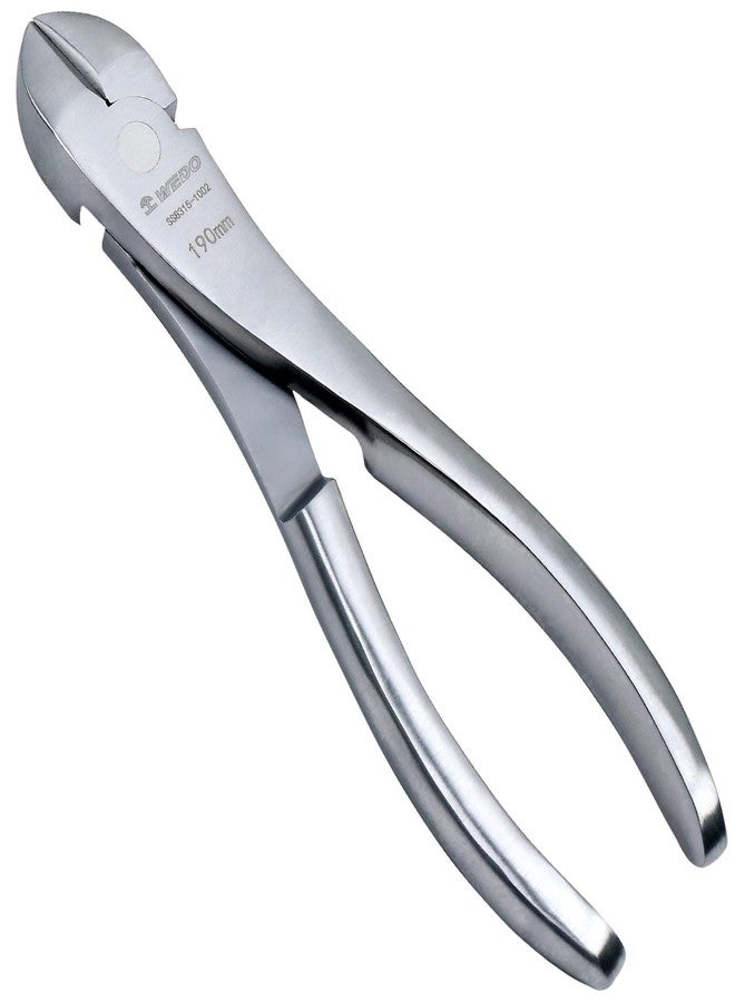WEDO 7.5-inch Stainless Steel Diagonal Cutting Pliers, Side Cutting Pliers, Wire Cutter, Diagonal Cutters for Cutting Wires, Length 190mm - Image 1