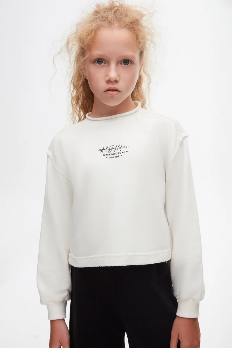 NK Kids Girls' Sweatshirt, Ages 8-14, Size 37319