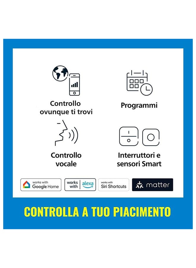 Wiz مصباح LED ذكي A60 E27 يعادل 60 واط، 16 مليون لون + أبيض قابل للتعديل، 806 لومن، تحكم عبر واي فاي + بلوتوث وتطبيق، متوافق مع أمازون أليكسا، مساعد جوجل وسيري - Image 3