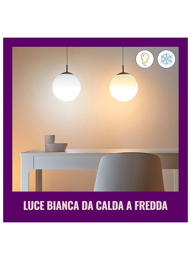 Wiz مصباح LED ذكي A60 E27 يعادل 60 واط، 16 مليون لون + أبيض قابل للتعديل، 806 لومن، تحكم عبر واي فاي + بلوتوث وتطبيق، متوافق مع أمازون أليكسا، مساعد جوجل وسيري - Image 5