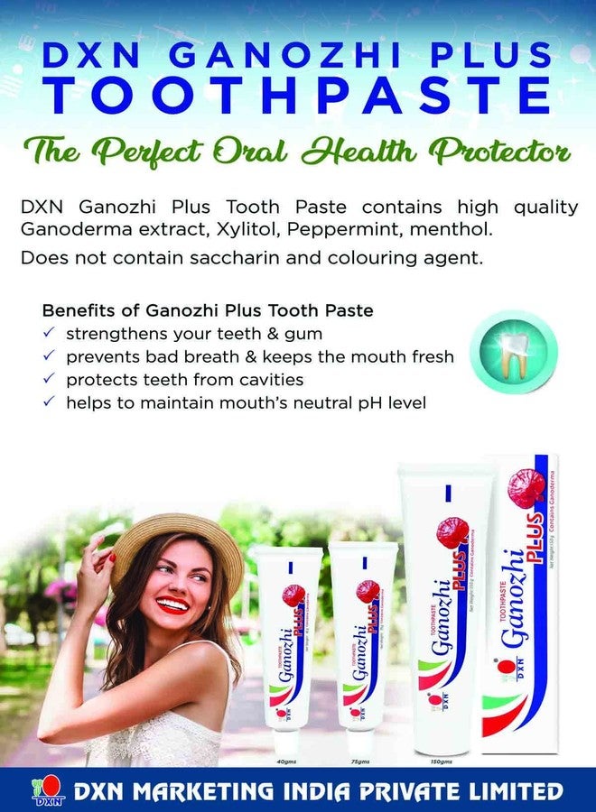 DXN Ganozhi Plus Toothpaste (Pack of 2) - Image 3