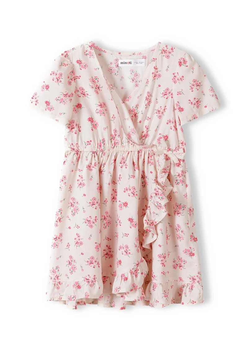 مينوتي Kids Printed Wrap Dress