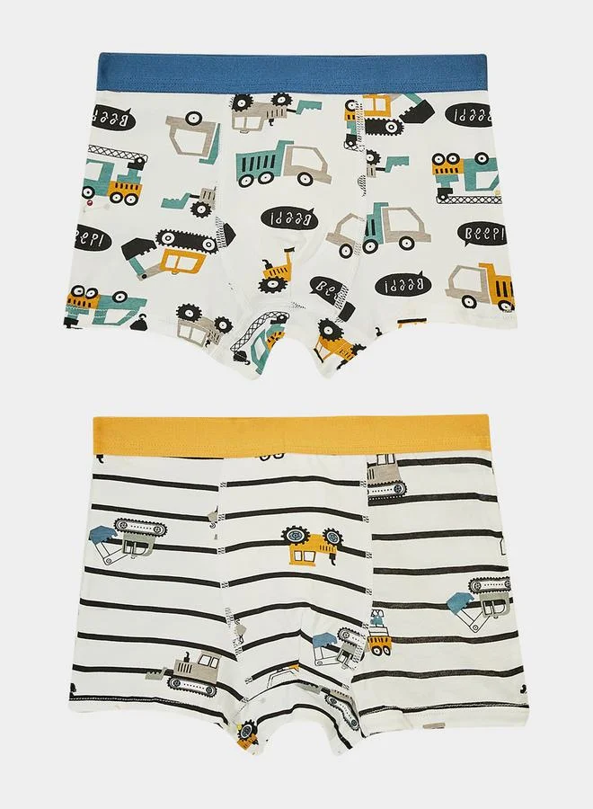 Styli Pack of 4 - Cotton Graphic Print Trunks