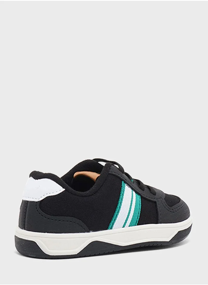 موليكينهو Infant Braun Lace Up Sneakers