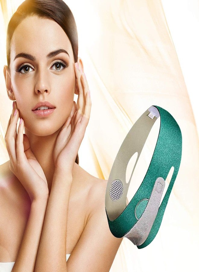 SOLEGLOW Double Chin Reducer & V-Line Face Slimming Strap - Reusable Lifting Belt for Men & Women, Tightens Skin, Shapes Cheeks & Jawline, Prevents Sagging & Wrinkles - Image 1