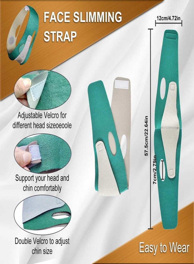 SOLEGLOW Double Chin Reducer & V-Line Face Slimming Strap - Reusable Lifting Belt for Men & Women, Tightens Skin, Shapes Cheeks & Jawline, Prevents Sagging & Wrinkles - Image 2