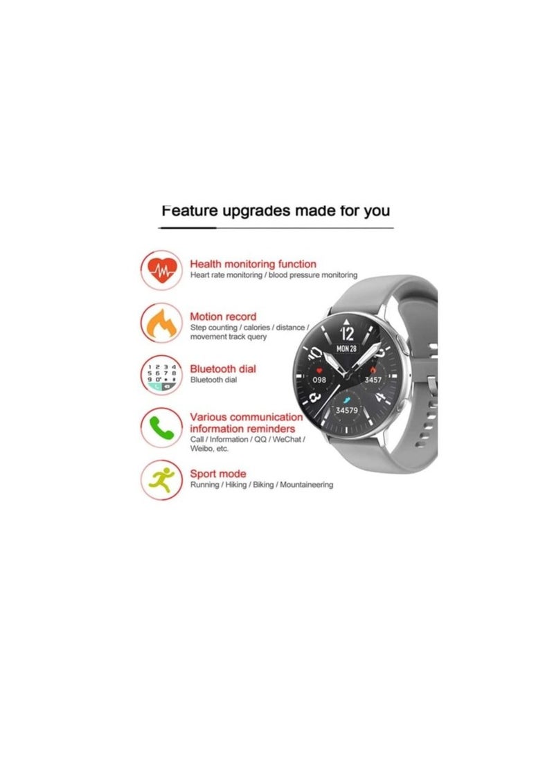AROAQ F8 Smart Watch Active Screen Protector Full Coverage Matte Hard Cover Defense Edge Waterproof Bluetooth Dial Heart Rate Monitoring  - Image 5