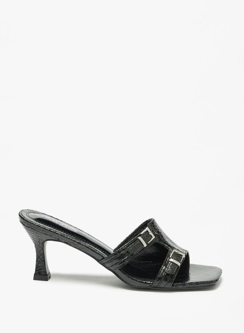shoexpress Multi Strap Mid Heel Sandals - Image 1