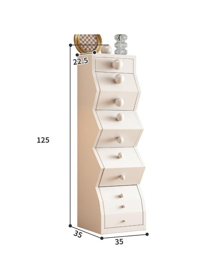Generic Solid Wood Vintage Style Chest of Drawers, Versatile and Artistic French Living Room Storage  - Image 2