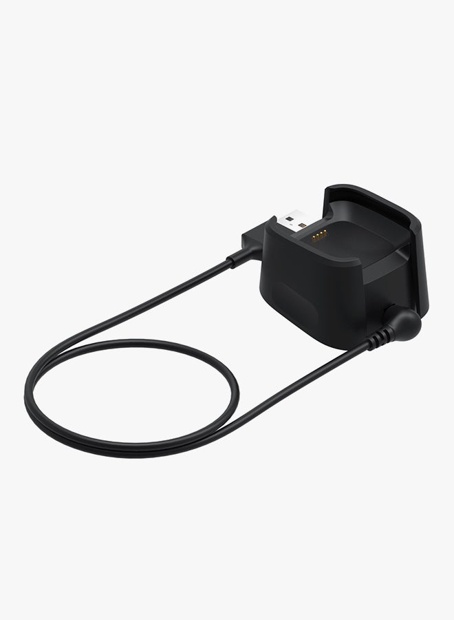 Voberry USB Charging Dock For Fitbit Versa Black - Image 3