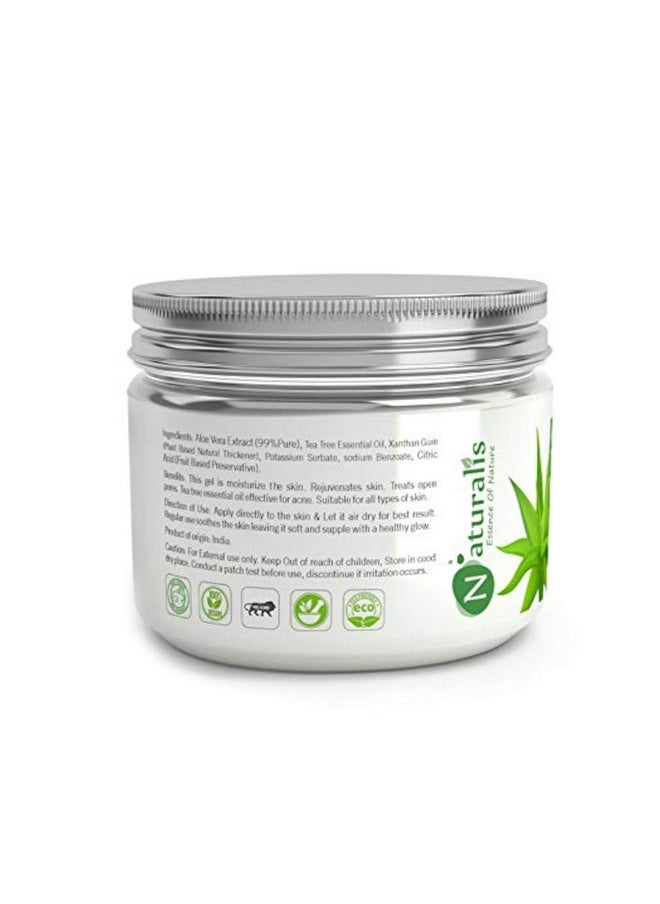 Naturalis - Naturalis Essence of Nature Aloe Vera Gel with Tea Tree | Vitamin C & E for Skin | Helps to Repair and Smoothens Hair | Relax and Renew your Skin and Scalp| 300g - Image 1