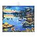 Mulic 300 Piece Puzzles for Adults Large Piece Jigsaw Puzzles for Kids Seniors Lakeside Evening Licensed by Bridget Voth - Image 4