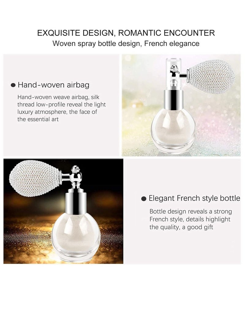 SYOSI Shimmering Spray Powder Glitter Dust Spray Gloss Powder Spray Contour Make Up Glitter Eyeshadow Pressed Powder Loose Powder Spray for Face Body Hair Nails Makeup  - Image 5