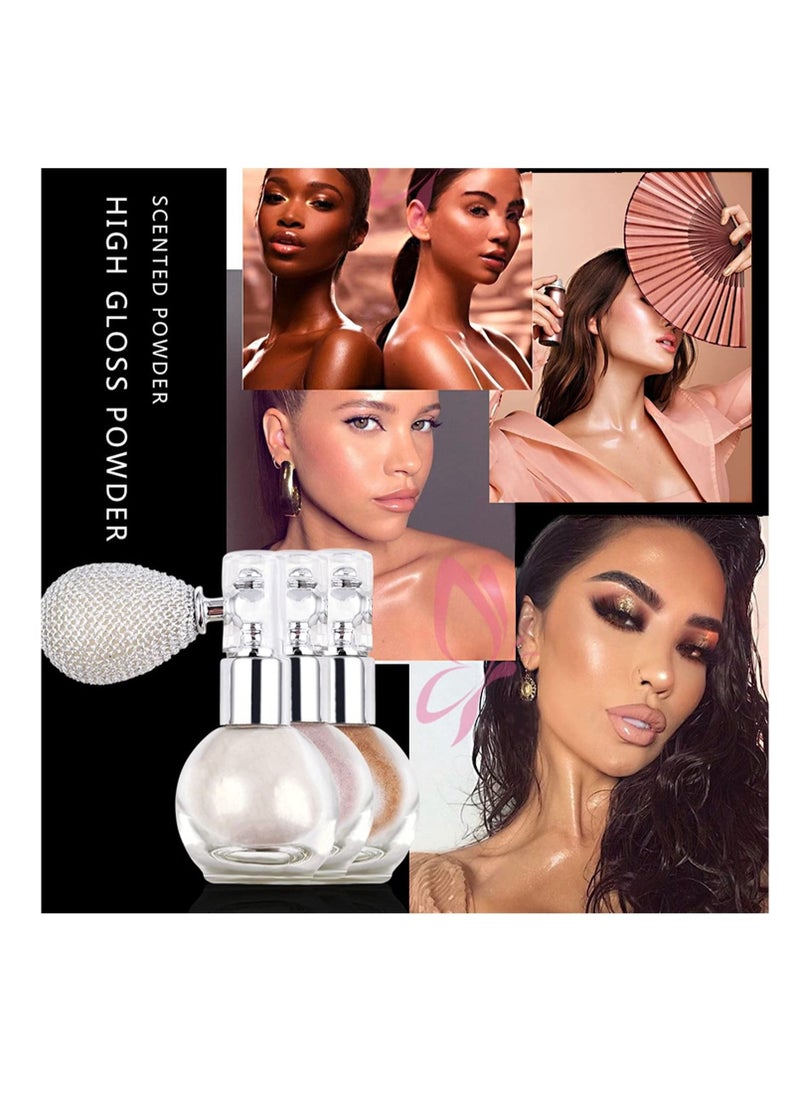 SYOSI Shimmering Spray Powder Glitter Dust Spray Gloss Powder Spray Contour Make Up Glitter Eyeshadow Pressed Powder Loose Powder Spray for Face Body Hair Nails Makeup  - Image 4