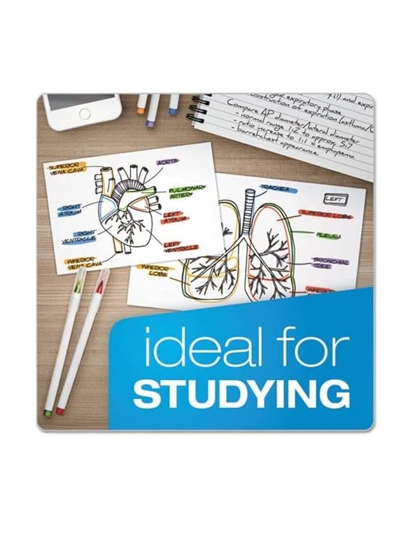 ATKET 100-Piece Plain Index Card White 180gsm Thickness 12x8cm Size  - Image 3