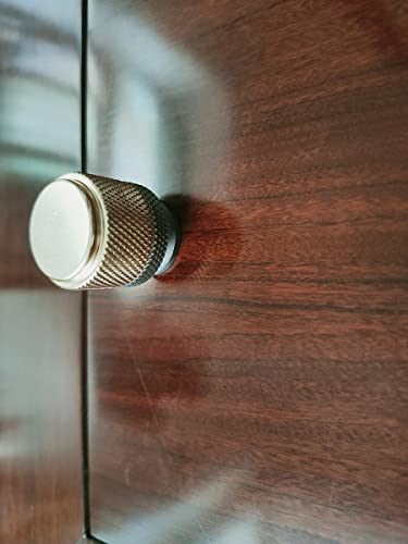 Westablize 12 Pack 1 Inch Cabinet Knob Gold and Grey Knurled for Drawer Cupboard Aluminum (Set of 12) - Image 4