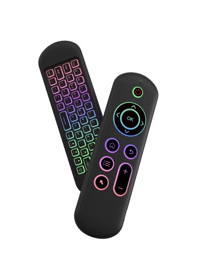 Wireless Air Mouse Remote with Motion Sensor and Keyboard for Smart TV & Android TV Box - Image 1