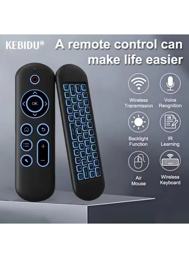 Wireless Air Mouse Remote with Motion Sensor and Keyboard for Smart TV & Android TV Box - Image 2
