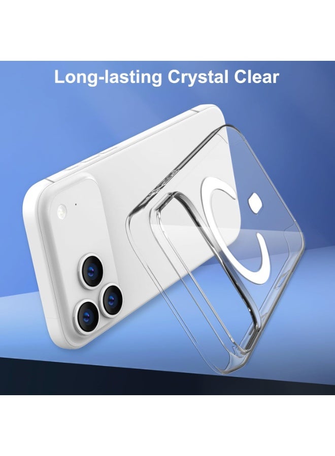 Houmt iPhone 17 Pro Case Magsafe, Wireless Charging Support Clear iPhone 17 Pro Cover Anti Scratch Shockproof Protective Phone Case for Apple iPhone 17 Pro 6.3inch - Image 5